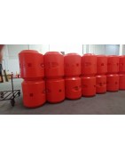 Tubular floats from 100 to 315 mm