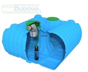 Cisternová podzemní nádrž na dešťovou vodu FLAT 7000 l