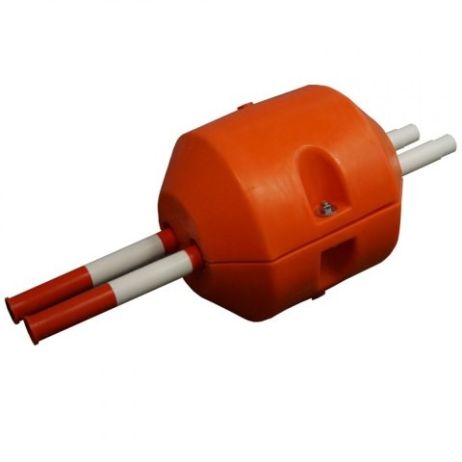 Kabelový plovák / trubkový plovák 180 mm, oranžový, 60 litrů, PE