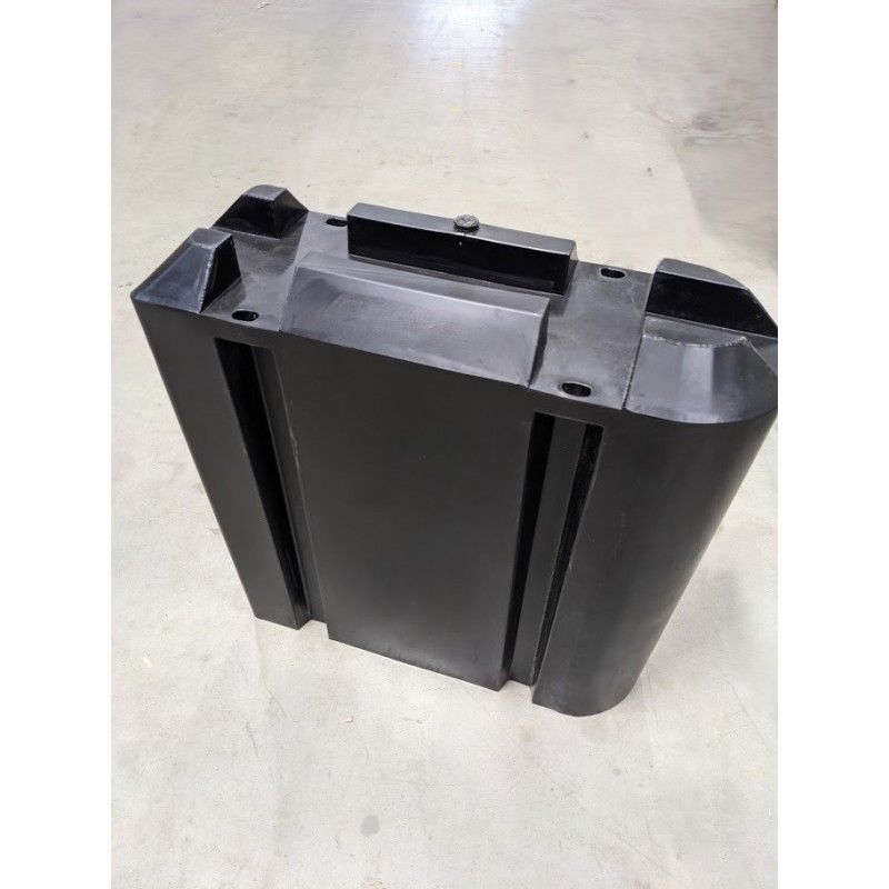 Plovák Y-bom černý 30 x 80 x 80 cm - pro profil 100 mm