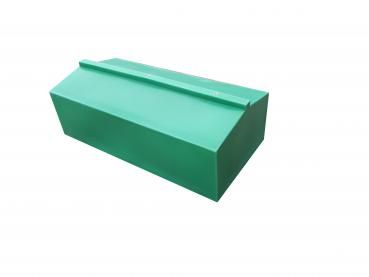 Pontoon boat center section, green, 100 liters, PE