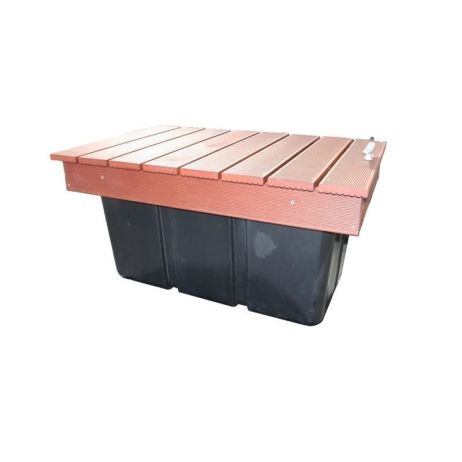 Platform float (black) 100 cm x 50 cm x 30 cm