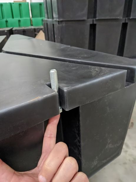 Platform float (black) 100 cm x 50 cm x 30 cm