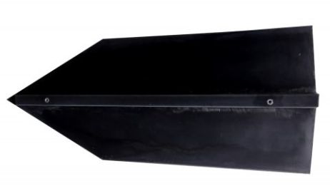 Start/end of catamaran pontoon - black