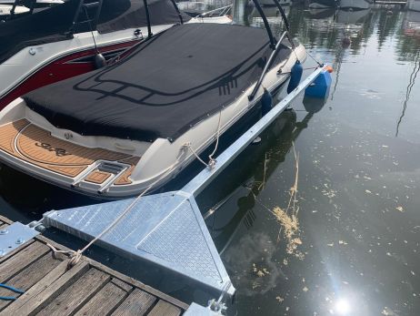 Float 60x40x61 Y-bom blue + 4 stainless steel threads