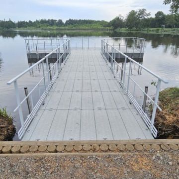 Side Safety Railing for 25 cm high Modular Floating Dock 144 x 110 cm
