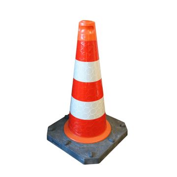 Pachołek 50cm pe/pvc/rec BASt odblaskowy