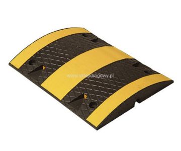 Element środkowy próg podrzutowy 400X500X50mm z tworzywa termoplastycznego