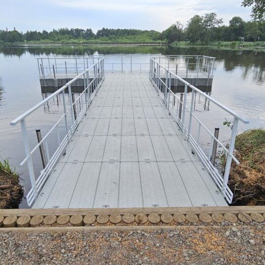 Side Safety Railing for 50 cm high Modular Floating Dock 112 x 110 cm