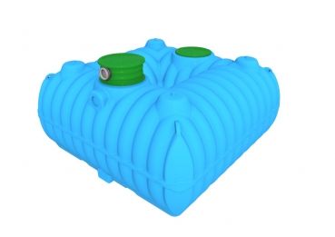 Cistern / rainwater underground tank FLAT 5000 liters, Polyethylene