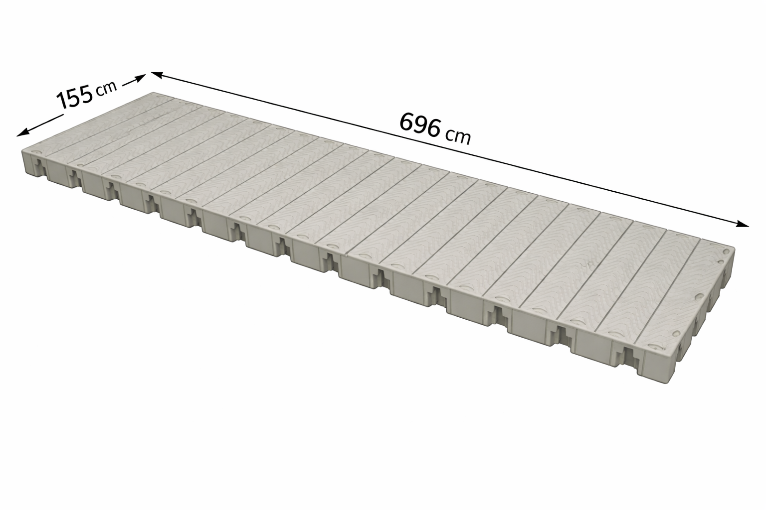 Modul 155 x 696 x 25 cm