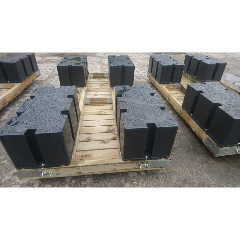 Platform float (black) 100 cm x 50 cm x 30 cm