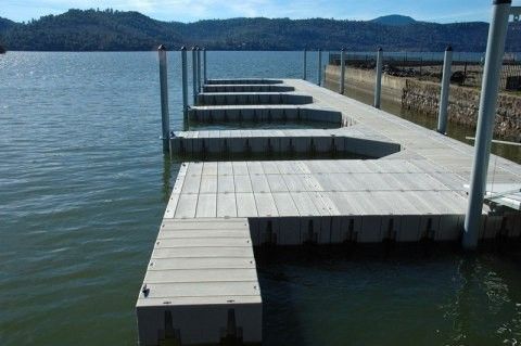 Modular dock - basic modul - 166 x 155 x 25 cm