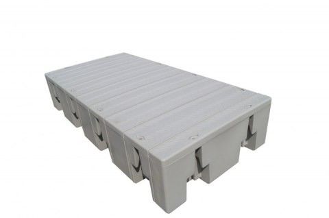Basic module WP 907 kg series without end pieces, 1230 x 2460 mm, high board