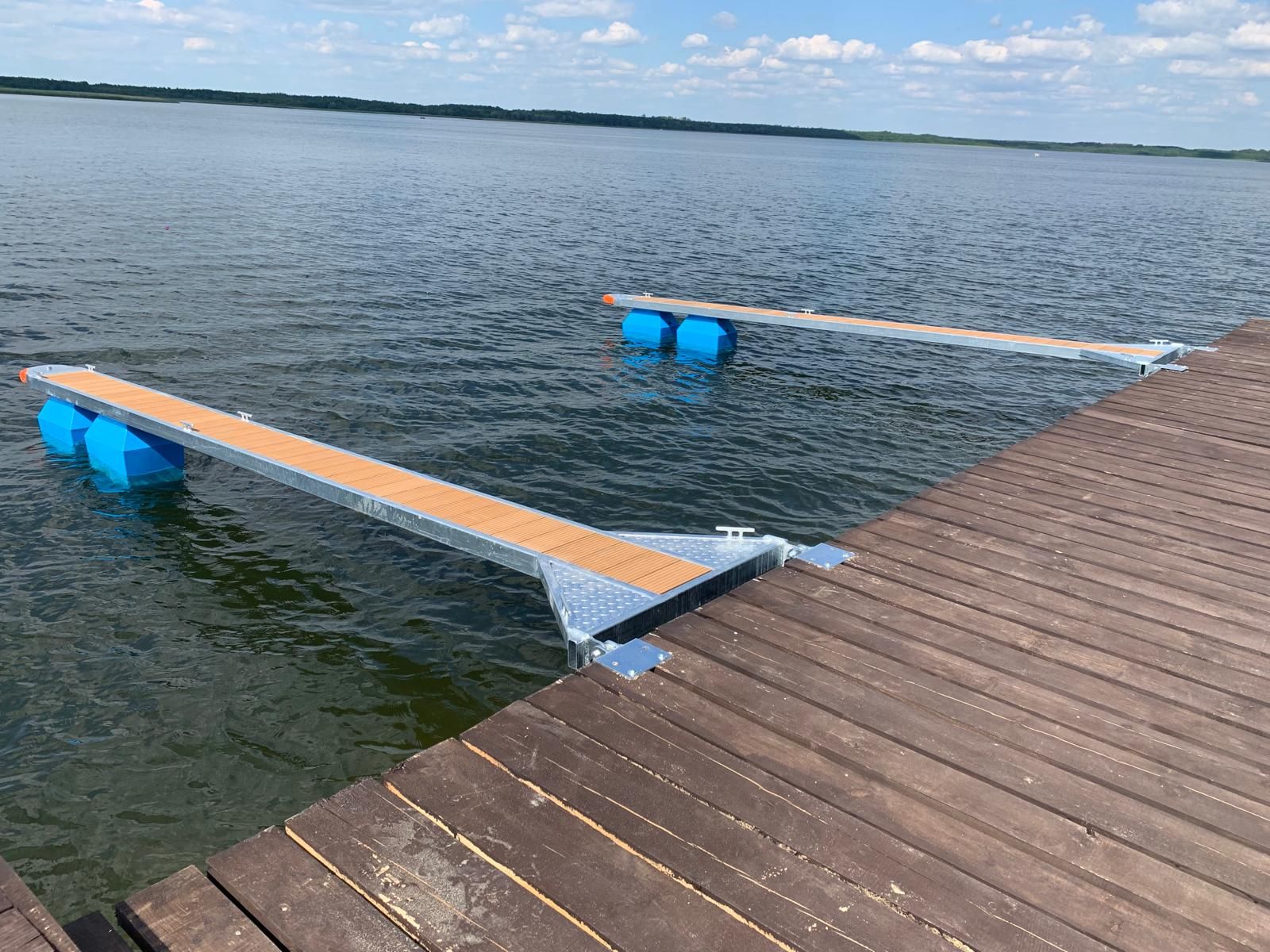 Float 60x40x61 Y-bom blue + 4 stainless steel threads