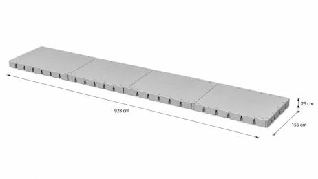 Pomost modułowy 155 x 928 cm