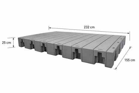 Pomost modułowy 232 x 155 cm