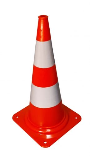 Pachołek 75 cm PVC - odblaskowy R2 4 kg