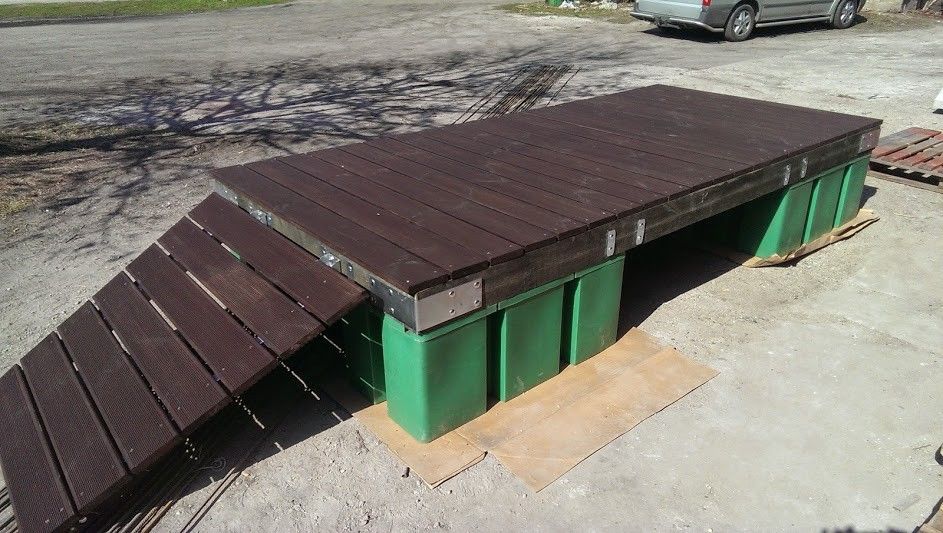Pływak pomostowy 200l (zielony)