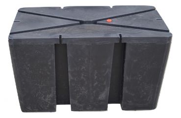Pływak pomostowy 280l (czarny) 100 cm x 50 cm x 60 cm