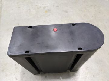 Gateway Ponton, Y-Bom ohne Profilaufnahme, schwarz, 190 Liter, PE