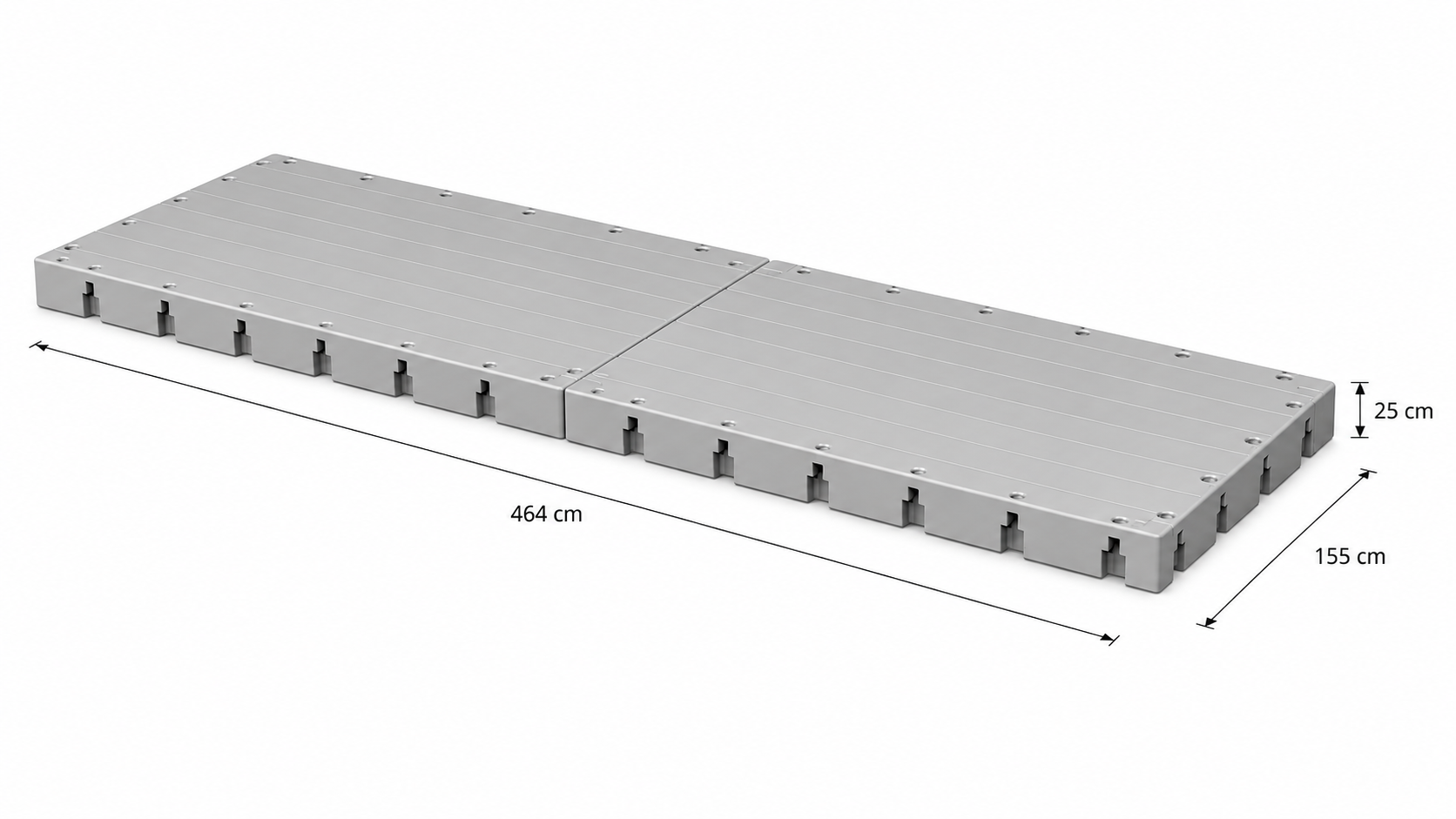 Module 155 x 464 x 25 cm